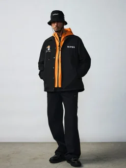 BAYC Back Graphic Woven Coach Jacket