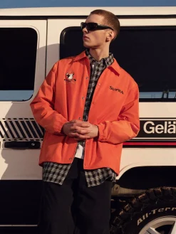 BAYC Back Graphic Woven Coach Jacket