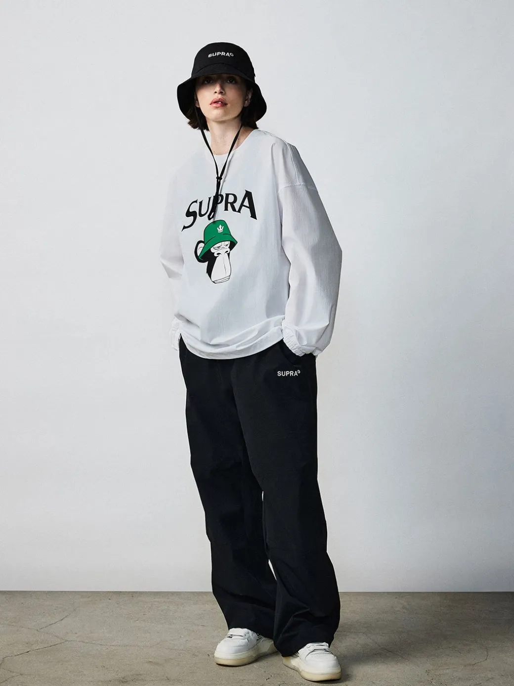 BAYC BIG GRAPHIC OVER FIT WOVEN PISTE