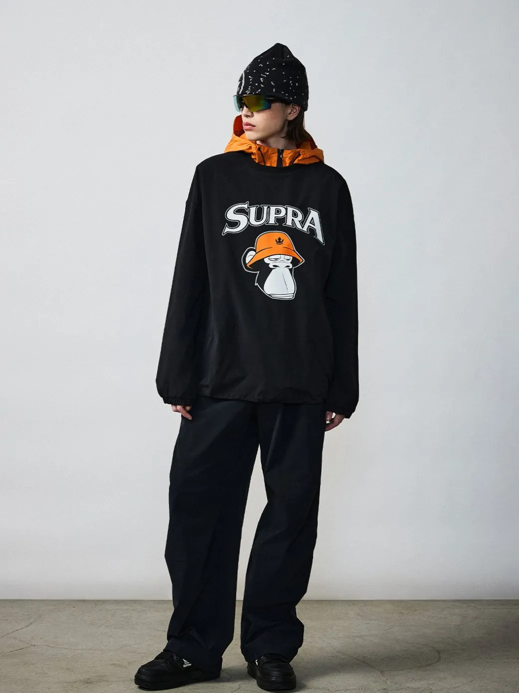 BAYC BIG GRAPHIC OVER FIT WOVEN PISTE