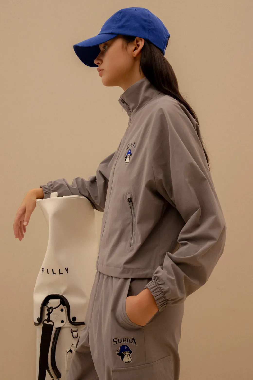 BAYC WOMENS WOVEN JACKET SET-UP