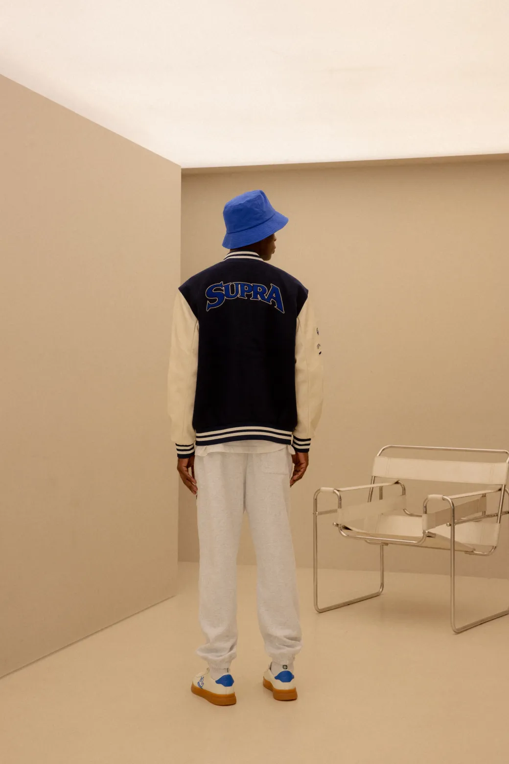 BAYC WOOL OVER FIT VARSITY JACKET