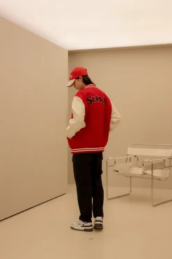 BAYC WOOL OVER FIT VARSITY JACKET