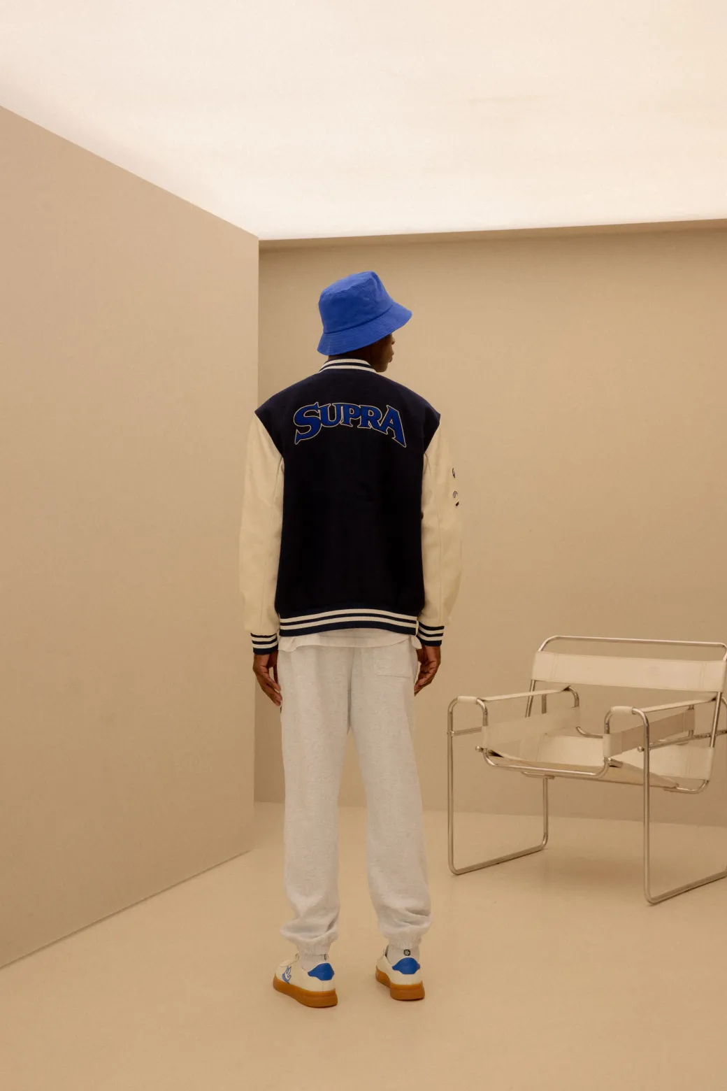 BAYC WOOL OVER FIT VARSITY JACKET