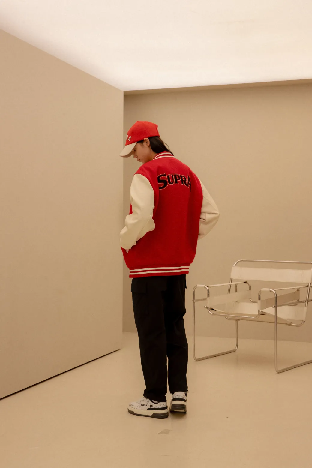 BAYC WOOL OVER FIT VARSITY JACKET
