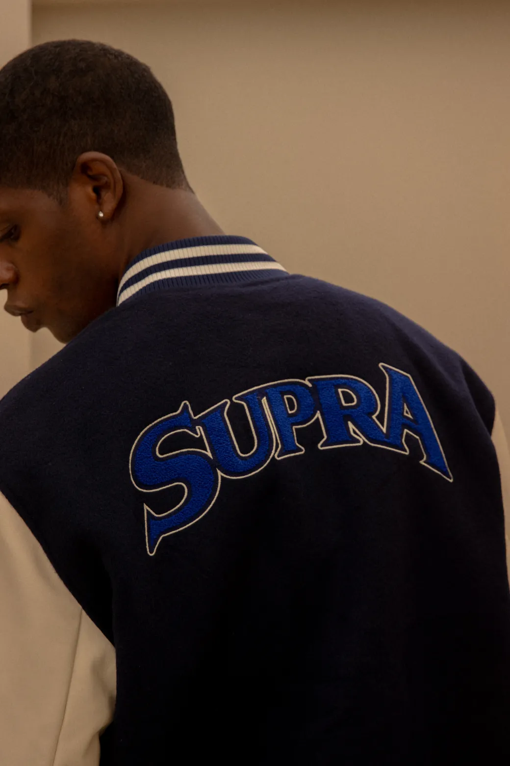 BAYC WOOL OVER FIT VARSITY JACKET