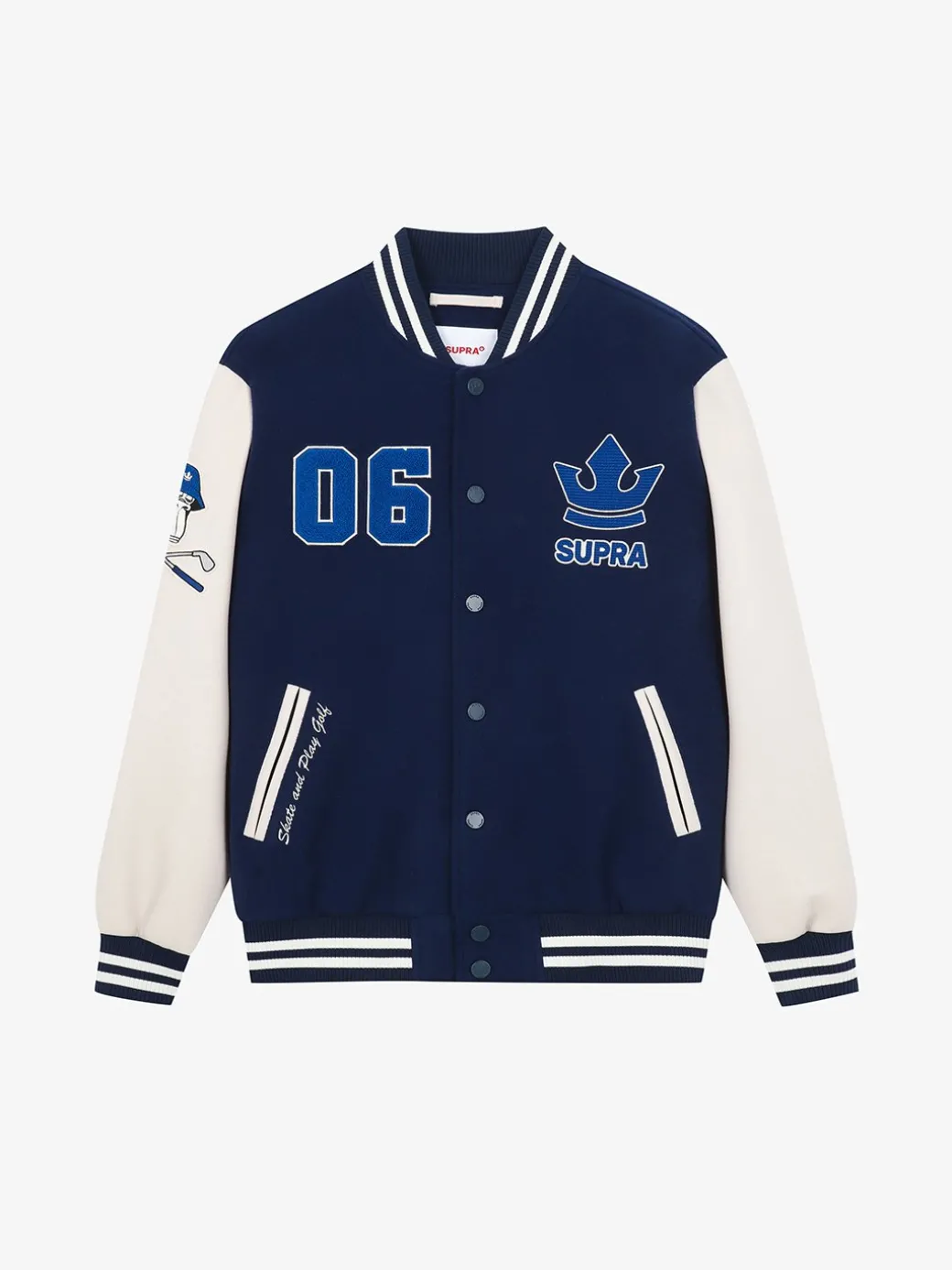 BAYC WOOL OVER FIT VARSITY JACKET