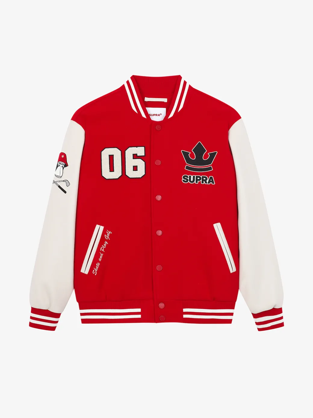BAYC WOOL OVER FIT VARSITY JACKET