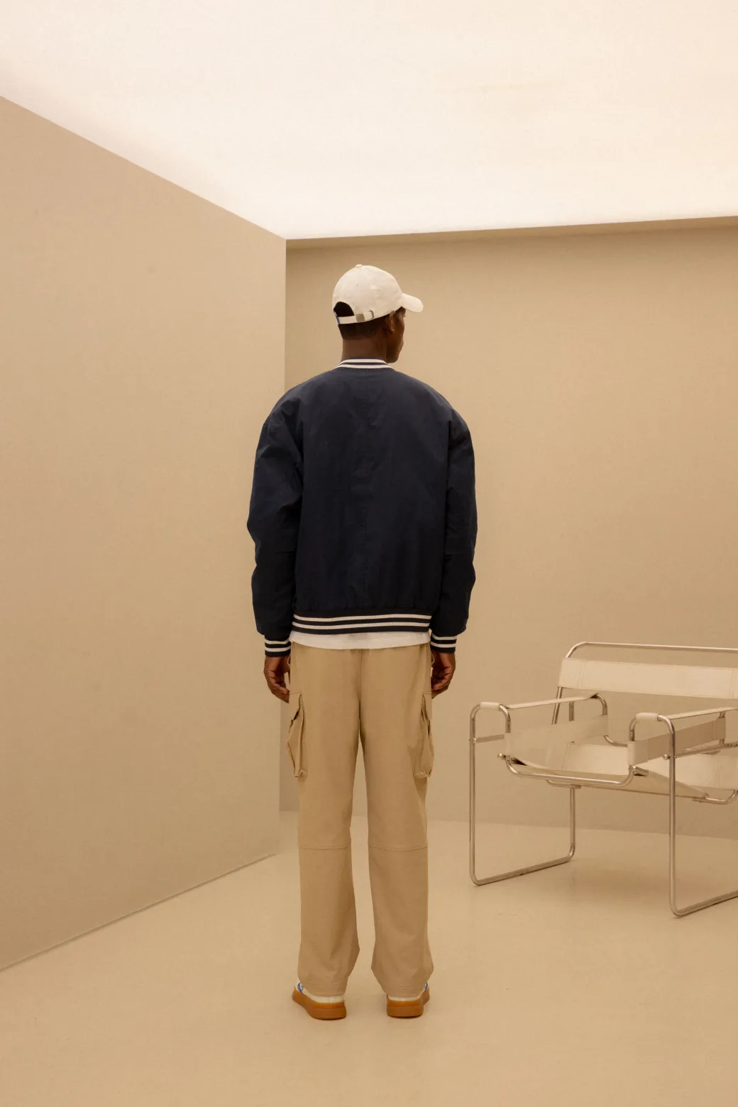 BAYC WOVEN OVER FIT VARSITY JACKET