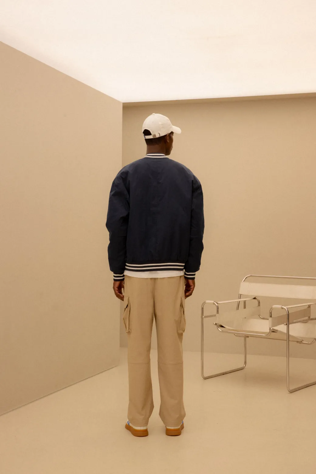 BAYC WOVEN OVER FIT VARSITY JACKET