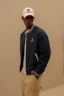 BAYC WOVEN OVER FIT VARSITY JACKET