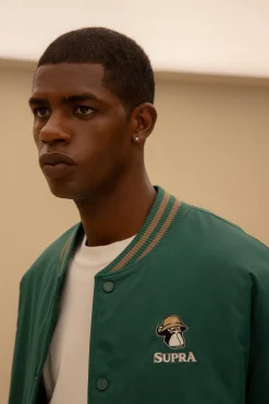 BAYC WOVEN OVER FIT VARSITY JACKET