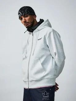 ESSENTIAL BASIC LOGO HOOD ZIP UP