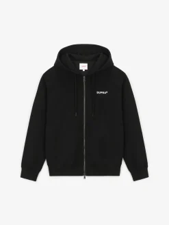 ESSENTIAL BASIC LOGO HOOD ZIP UP