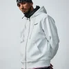 ESSENTIAL BASIC LOGO HOOD ZIP UP