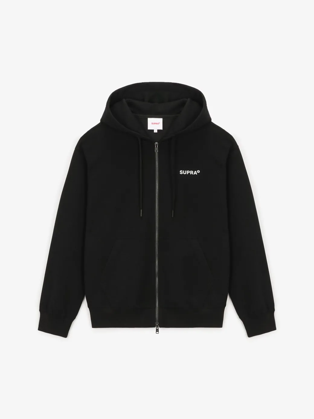 ESSENTIAL BASIC LOGO HOOD ZIP UP