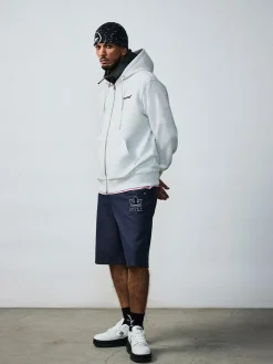 ESSENTIAL BASIC LOGO HOOD ZIP UP