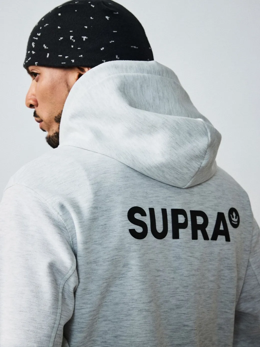 ESSENTIAL BASIC LOGO HOOD ZIP UP