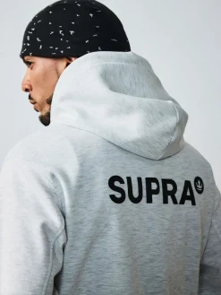 ESSENTIAL BASIC LOGO HOOD ZIP UP
