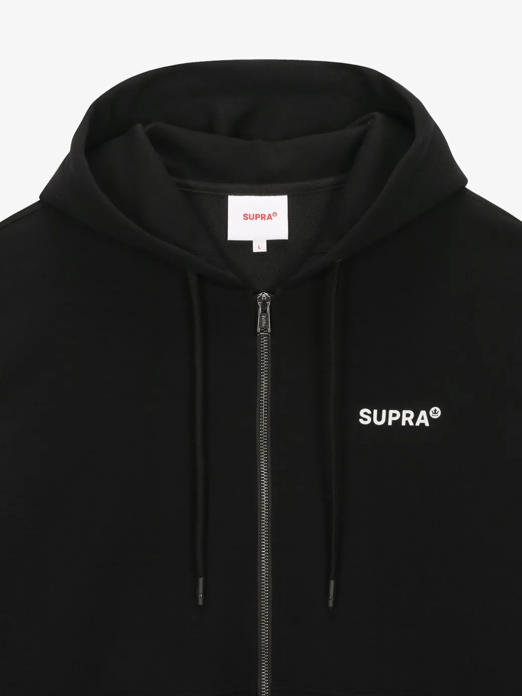 ESSENTIAL BASIC LOGO HOOD ZIP UP
