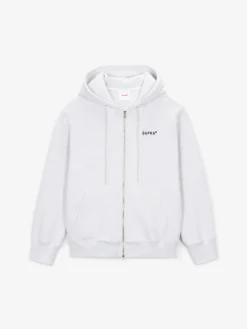 ESSENTIAL BASIC LOGO HOOD ZIP UP