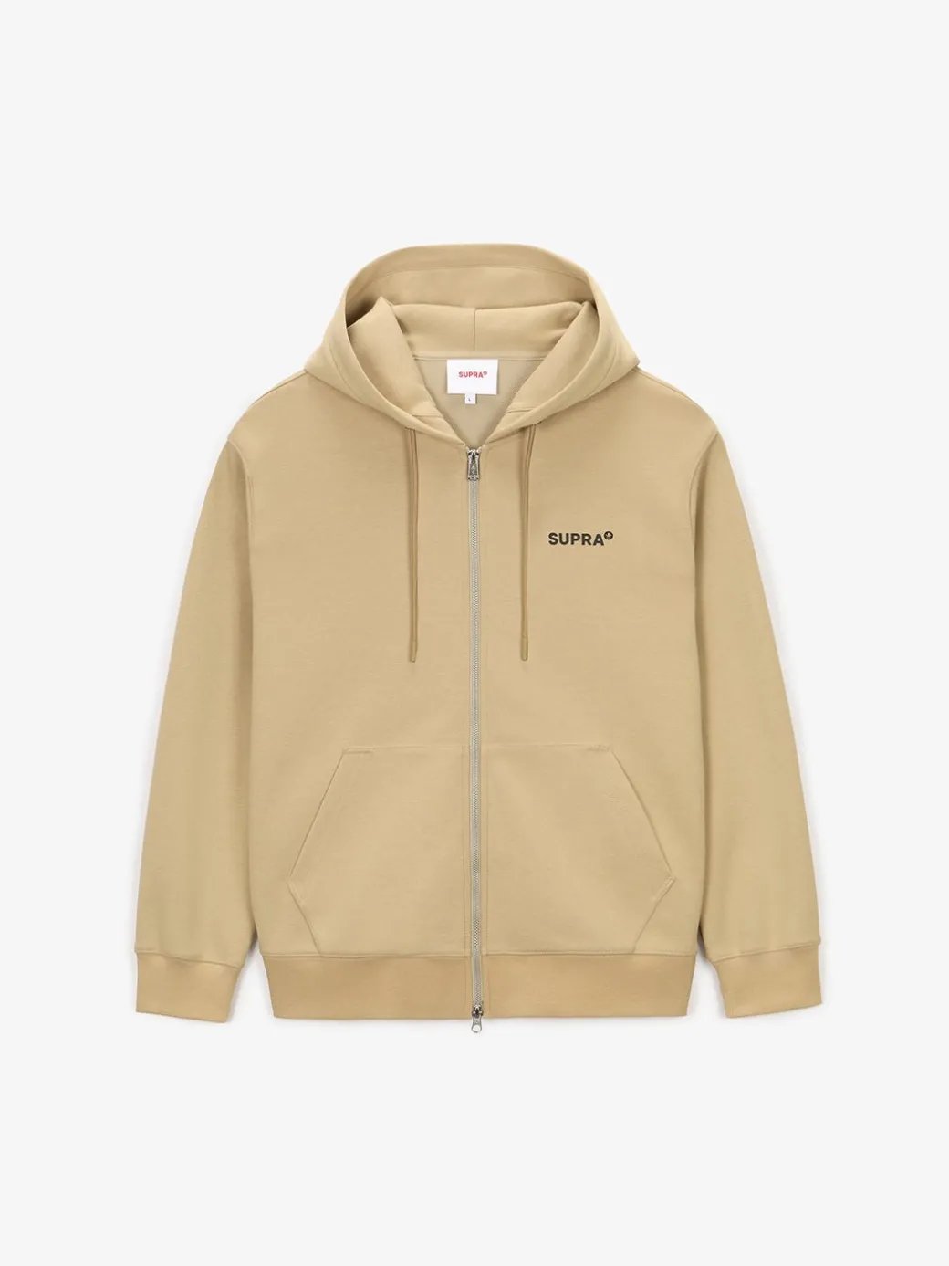 ESSENTIAL BASIC LOGO HOOD ZIP UP