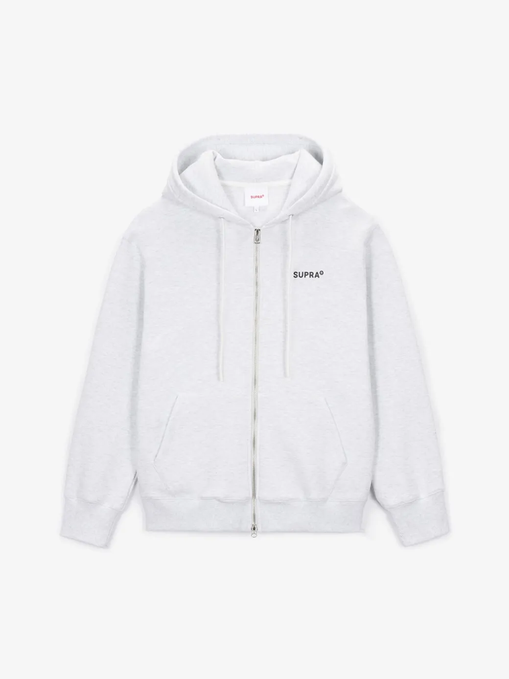 ESSENTIAL BASIC LOGO HOOD ZIP UP
