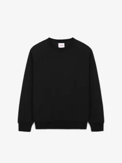 ESSENTIAL BASIC SMALL LOGO RAGLAN OVER FIT SWEATSHIRT