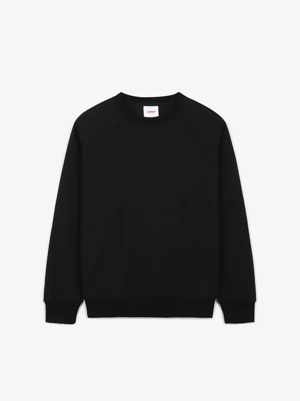 ESSENTIAL BASIC SMALL LOGO RAGLAN OVER FIT SWEATSHIRT