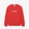 ESSENTIAL BASIC SMALL LOGO RAGLAN OVER FIT SWEATSHIRT
