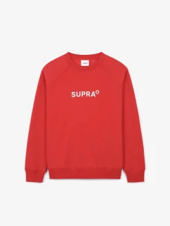ESSENTIAL BASIC SMALL LOGO RAGLAN OVER FIT SWEATSHIRT