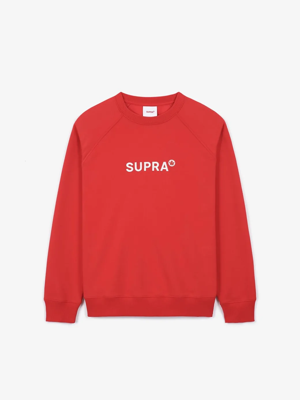 ESSENTIAL BASIC SMALL LOGO RAGLAN OVER FIT SWEATSHIRT