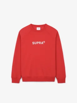 ESSENTIAL BASIC SMALL LOGO RAGLAN OVER FIT SWEATSHIRT