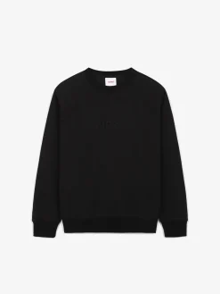 ESSENTIAL BASIC SMALL LOGO RAGLAN OVER FIT SWEATSHIRT