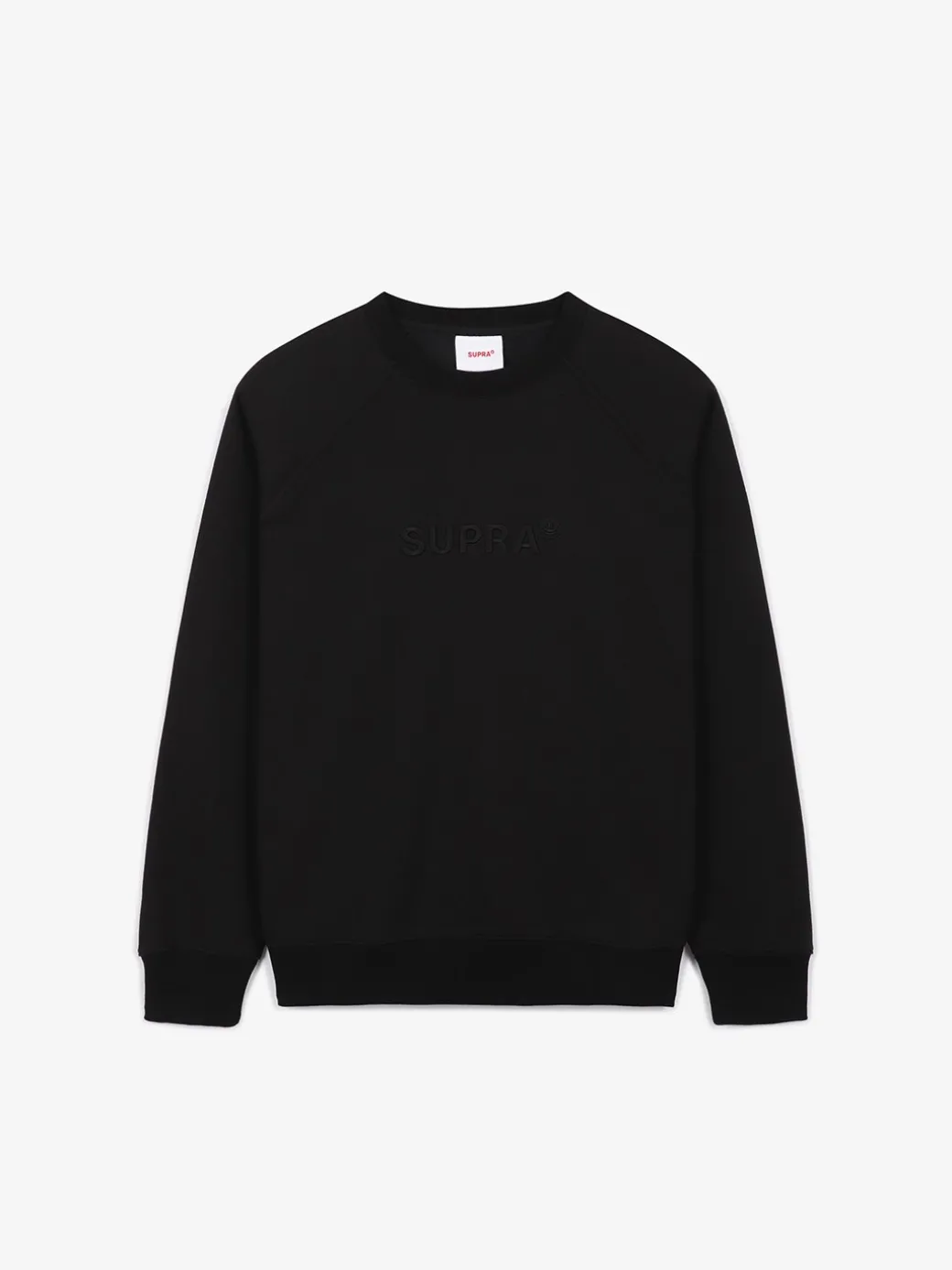 ESSENTIAL BASIC SMALL LOGO RAGLAN OVER FIT SWEATSHIRT
