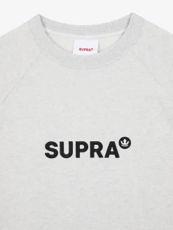 ESSENTIAL BASIC SMALL LOGO RAGLAN OVER FIT SWEATSHIRT