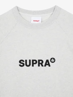 ESSENTIAL BASIC SMALL LOGO RAGLAN OVER FIT SWEATSHIRT