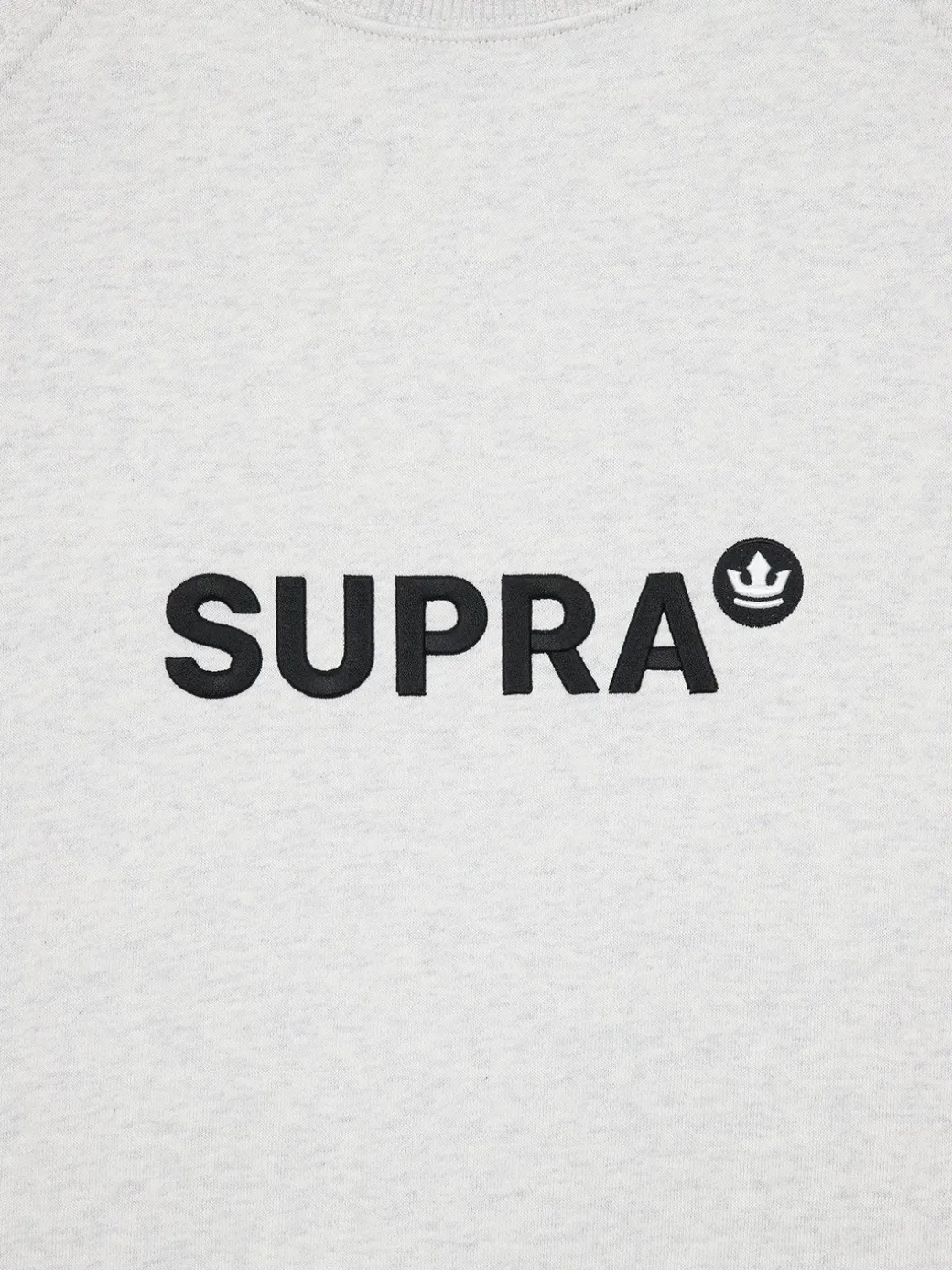 ESSENTIAL BASIC SMALL LOGO RAGLAN OVER FIT SWEATSHIRT