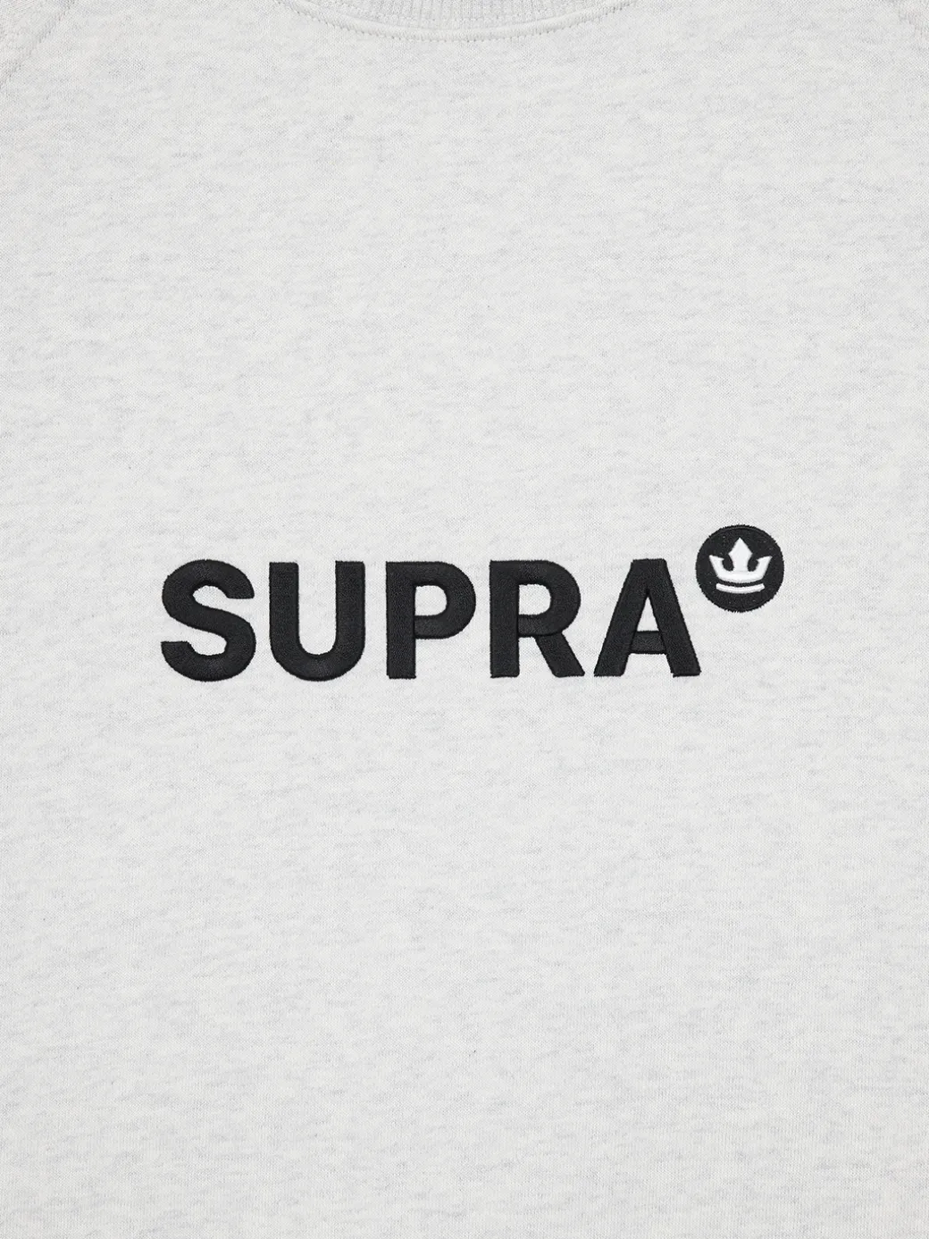 ESSENTIAL BASIC SMALL LOGO RAGLAN OVER FIT SWEATSHIRT