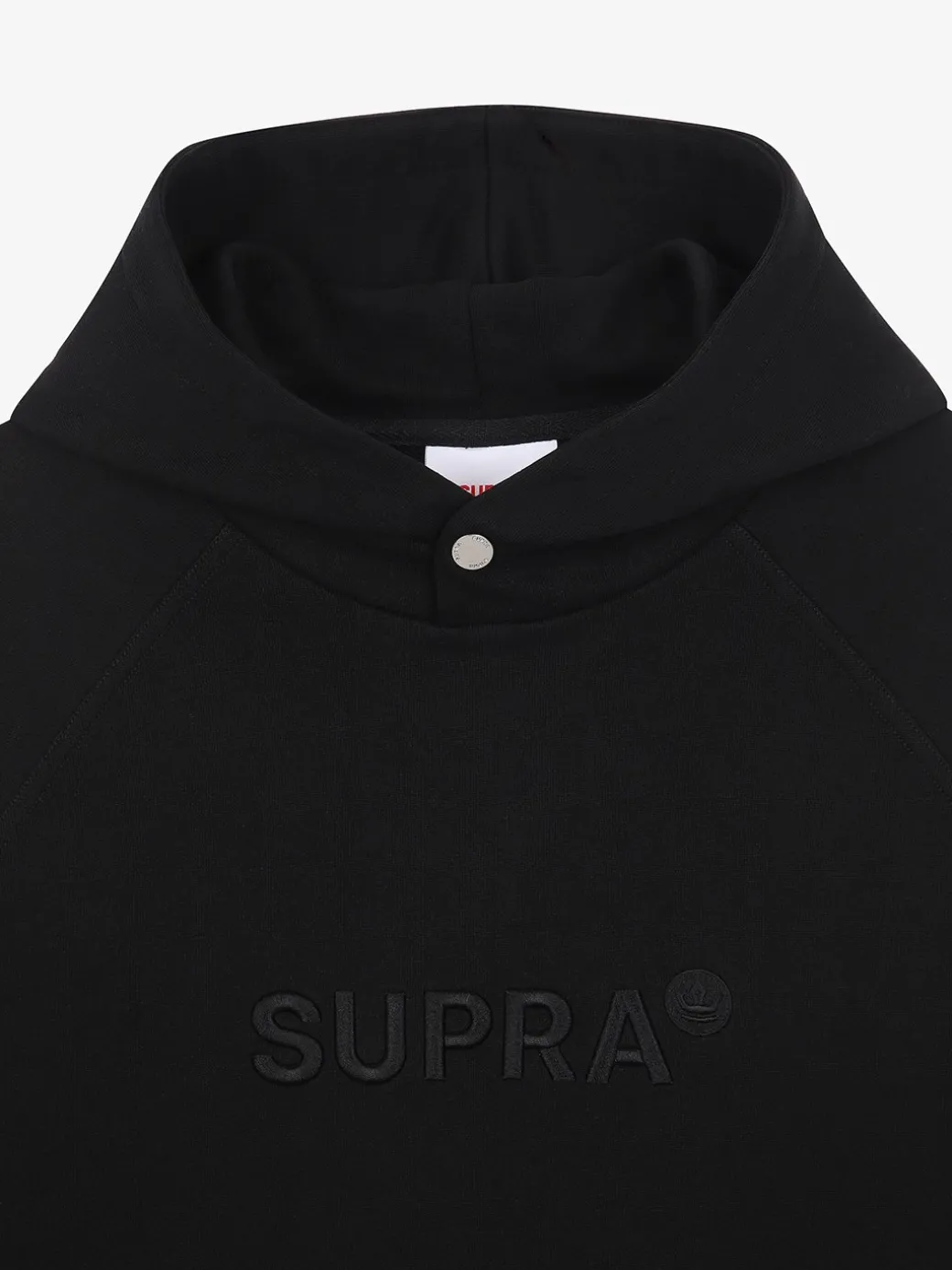 ESSENTIAL BASIC SMALL LOGO OVER FIT RAGLAN HOODIE