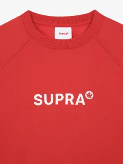 ESSENTIAL BASIC SMALL LOGO RAGLAN OVER FIT SWEATSHIRT