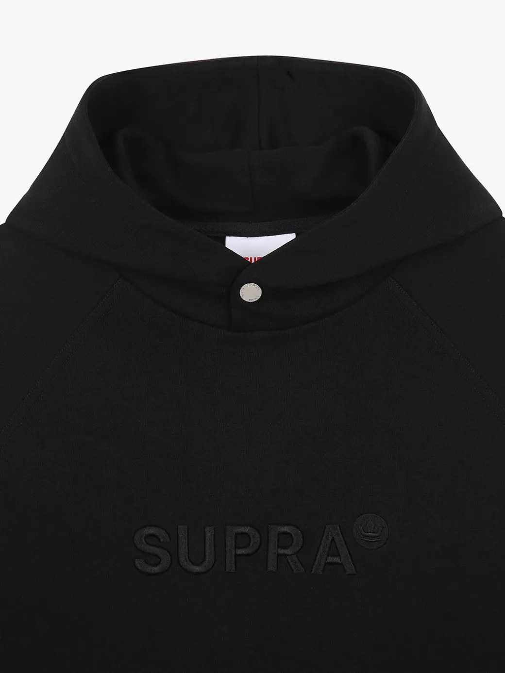 ESSENTIAL BASIC SMALL LOGO OVER FIT RAGLAN HOODIE