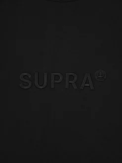 ESSENTIAL BASIC SMALL LOGO RAGLAN OVER FIT SWEATSHIRT
