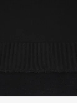 ESSENTIAL BASIC SMALL LOGO OVER FIT HALF ZIP HOODIE