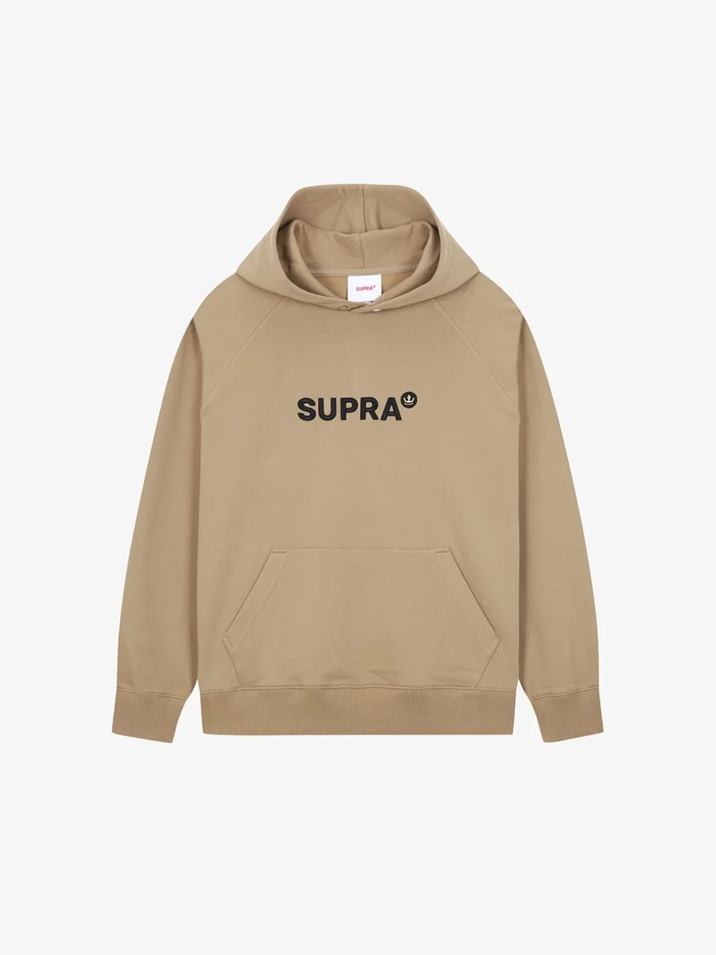 ESSENTIAL BASIC SMALL LOGO OVER FIT RAGLAN HOODIE