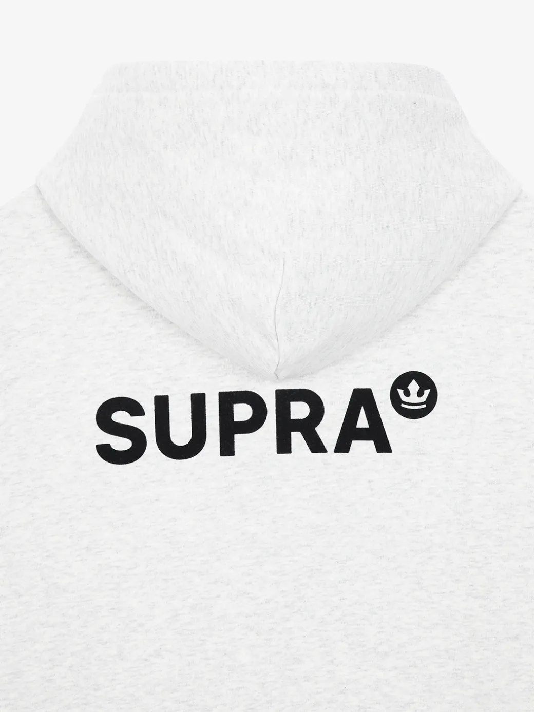 ESSENTIAL BASIC SMALL LOGO OVER FIT HALF ZIP HOODIE
