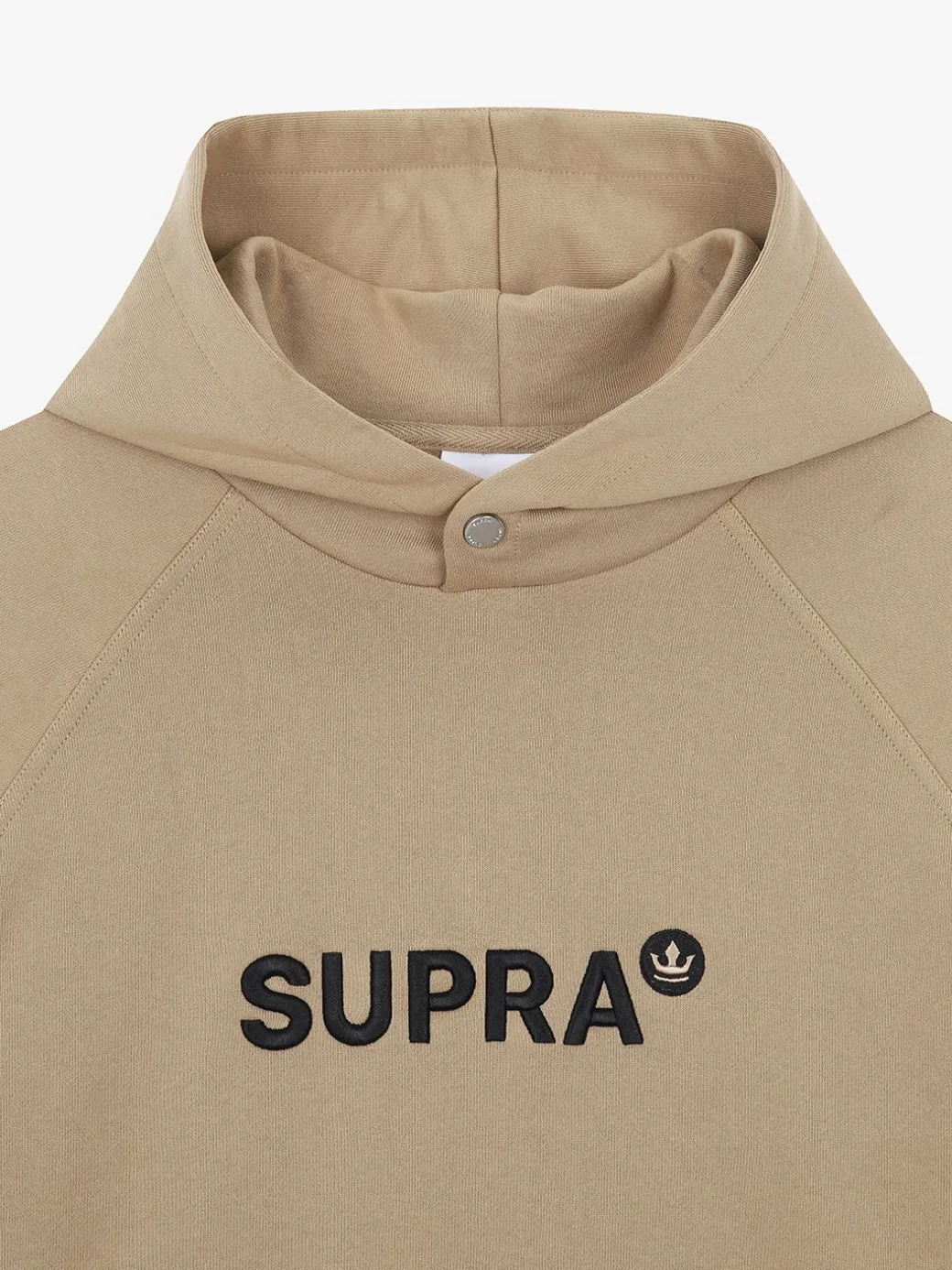 ESSENTIAL BASIC SMALL LOGO OVER FIT RAGLAN HOODIE