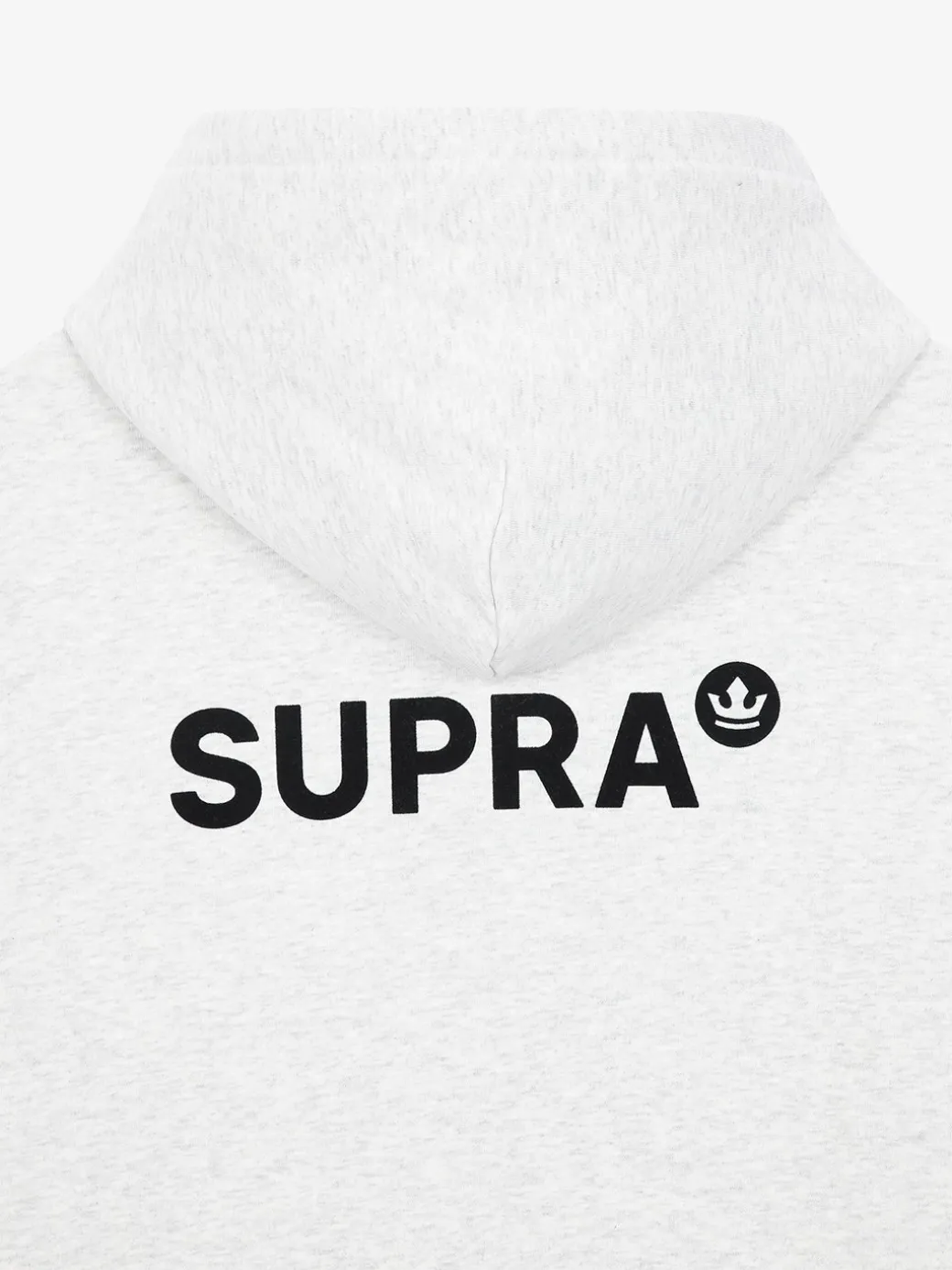 ESSENTIAL BASIC SMALL LOGO OVER FIT HALF ZIP HOODIE