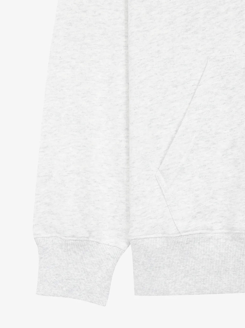 ESSENTIAL BASIC SMALL LOGO OVER FIT HALF ZIP HOODIE