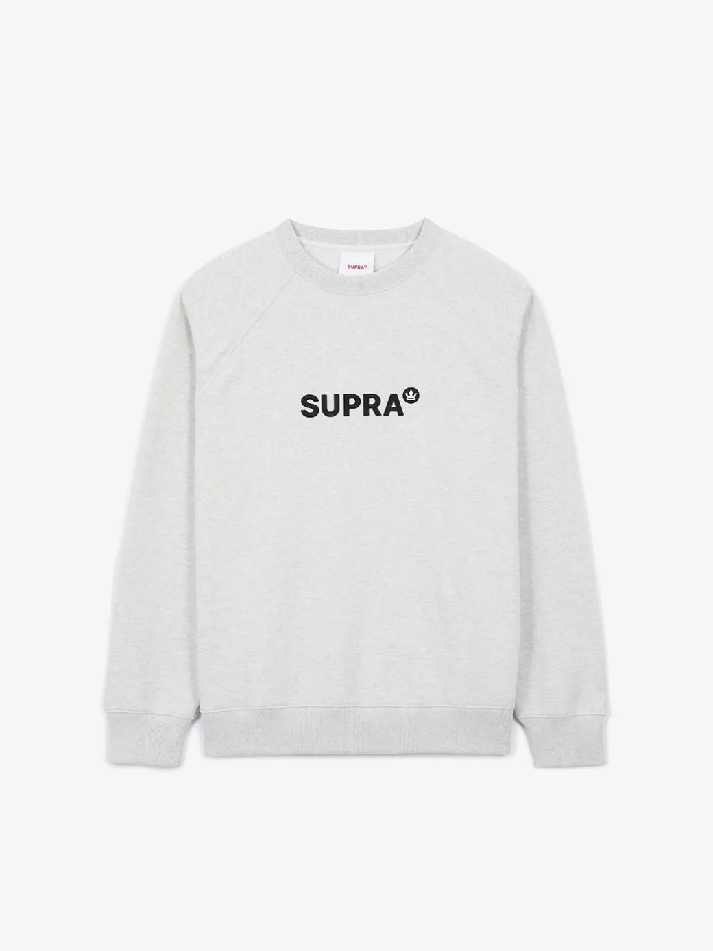 ESSENTIAL BASIC SMALL LOGO RAGLAN OVER FIT SWEATSHIRT